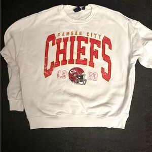 Kansas City Chiefs White Sweater
